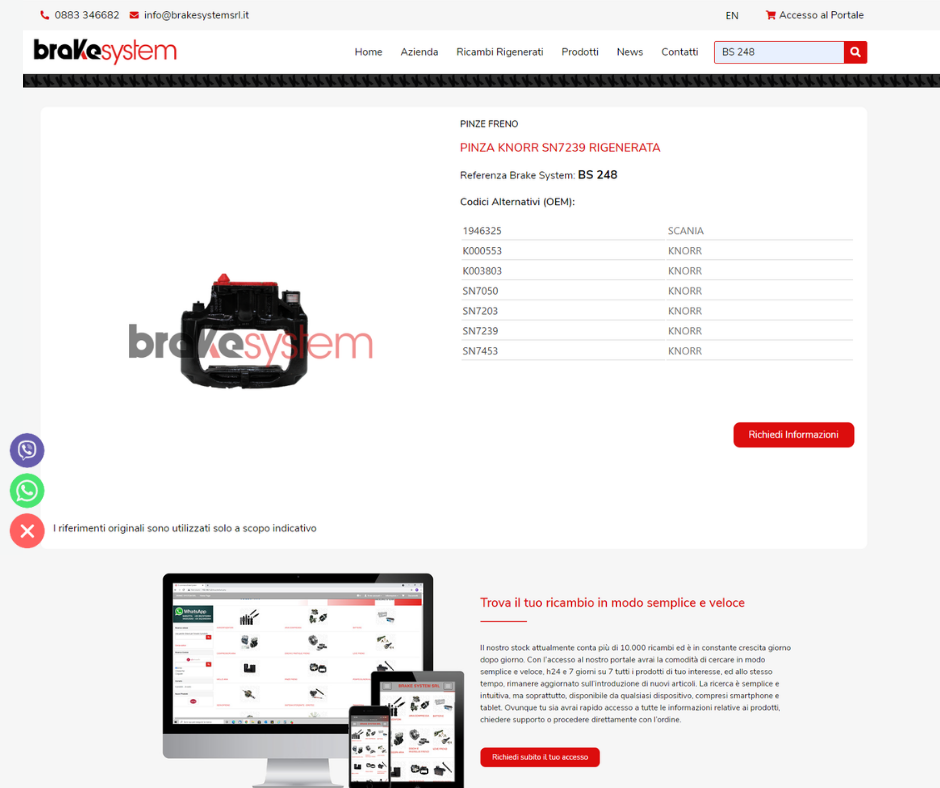 L'aftermarket di Brake System è sempre più digital